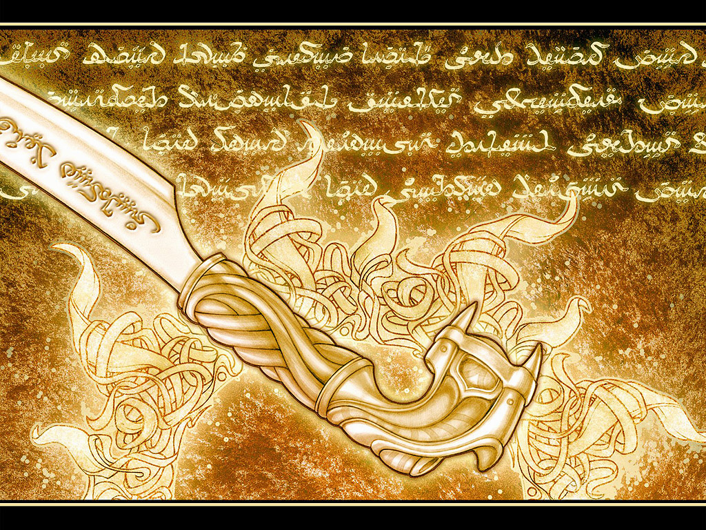 Fantasy háttérkép - Arabic sword