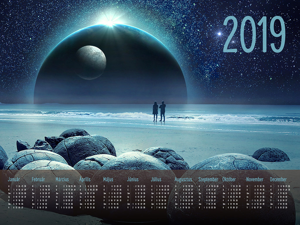 2019 - naptár háttérkép
