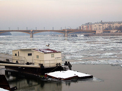 Jégzajlás a Dunán, Budapesten